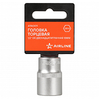 Головка торцевая 1/2" DR двенадцатигранная 18мм, пласт. подвес