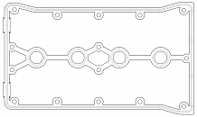 Прокладка клапанной крышки для а/м Chevrolet Lacetti (04-) 1.4i/1.6i (только для алюм. LVPC 0505) силикон