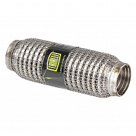 Виброкомпенсатор выхлопной трубы (Гофра) 45x200 Hydra/Wire Mesh (нержавеющая сталь)