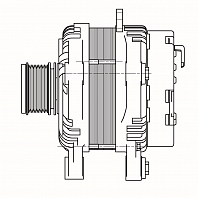 Генератор для автомобилей Peugeot Traveller (16-)/Citroen Spacetourer (16-) 2.0HDi 220A