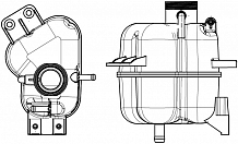 Бачок расширительный охлаждающей жидкости для а/м Chevrolet Spark M300 (09-)/Ravon R2 (16-)