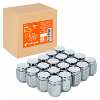 Гайка колесная M14x1,5x30, конус, ключ 22, закрытая, хром для а/м Toyota/Lexus