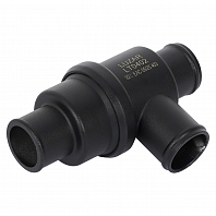 Термостат для автомобилей ZAZ-Daewoo Sens (02-) 1.1/1.3 (алюминиевый корпус. обрезиненный клапан) (зимний 92°С)