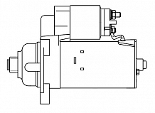 Стартер для автомобилей VAG Transporter T4 (90-) 2.0i MT 2кВт
