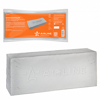 Шумоизоляция (звуко) &quot;Acoustic Block&quot; (500*200*100 мм) для полых областей авто, ППУ airline ADAT006 
