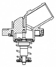 Термостат для автомобилей Geely Coolray (18-)/Atlas Pro (21-) 1.5T (90°С) (с корпусом)