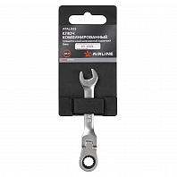 Ключ комбинированный трещоточный шарнирный короткий 8мм PRO