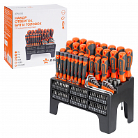 Набор отвёрток, бит и головок 132 пр. в подставке (SL, PH, PZ, HEX, TORX, SQUARE)