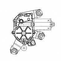Моторедуктор стеклоочистителя для автомобилей Лада XRay (16-)/Renault Kaptur (16-) (задн.)