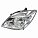 Фара для автомобилей Mercedes-Benz Sprinter (06-) (головного света) галоген, электрический корректор., левая