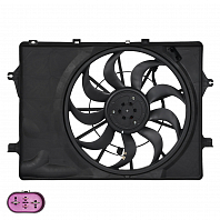 Электровентилятор охлаждения для автомобилей Hyundai Tuscon IV (21-)/KIA Sportage V (21-) 2.0i/2.5i