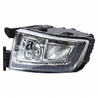 Фара для автомобилей Sitrak C7H тягач (головного света) светодиодная, с ДХО, электрический корректор., левая