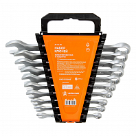 Набор ключей комбинированных PRO 10пр. (8-19мм) холдер