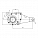 Рычаг тормоза регулировочный автоматический (трещотка) для автомобилей МАЗ 103, 104, 105, 107, 152, 6430, ПАЗ (широкий шлиц)