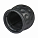 Колпак на шар фаркопа 50мм резиновый чёрный