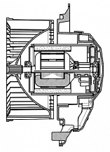 Электровентилятор отопителя для автомобилей Opel Meriva B (10-) (c 2012 г.)