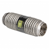 Виброкомпенсатор выхлопной трубы (Гофра) 50x200 Hydra/Wire Mesh (нержавеющая сталь)