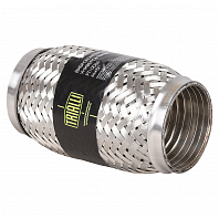 Виброкомпенсатор выхлопной трубы (Гофра) 64x150 InterLock (нержавеющая сталь)