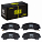 Колодки тормозные дисковые для автомобилей Nissan X-Trail T32 (14-) / Renault Koleos (16-) передние