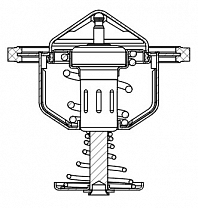 Термостат для а/м DongFeng DHF4180 GX (13-) 13.5d Euro 6 (88°С) (термоэлемент)