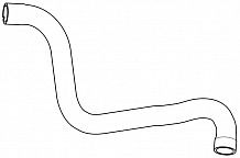 Патрубок охл. для а/м Ford Focus II ( 05-) 1.4i/1.6i верх. (EPDM,1шт.)