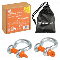 Шаклы буксировочные металлические 3,25 т / 13 т с сумкой, набор 2 шт. МП-серия