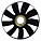 Крыльчатка вентилятора для автомобилей КАМАЗ 6520 с дв.740.50; 740-51 (07-); d 704мм; 9 лопастей
