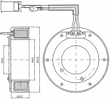 Катушка электромагнитная компрессора кондиционера для автомобилей Volvo FH (06-)/Renault Trucks (C,K,T-series) (13-)