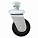 Колесо для подкатного домкрата заднее D60 INDUSTRY, поворотное с крепежом airline AJFI005 