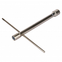 Ключ свечной кованый двусторонний 16x21x280мм с воротком