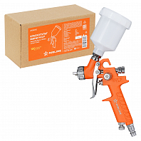 Краскопульт мини HVLP, верхний бачок 100мл, сопло 1.0мм