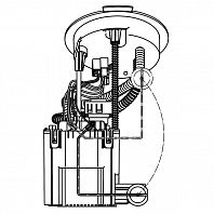 Модуль топливного насоса для автомобилей BMW 1 F20 (15-) 1.5T (с внеш. топл. фильтром)