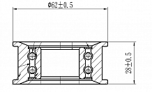 Ролик ГРМ для автомобилей Лада 2105 (натяжной)