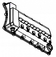 Крышка клапанная для а/м VW Touareg (02-)/Audi Q7 (06-) 3.6i (лев/прав) (алюм., с прокл.)