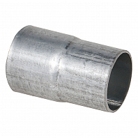 Соединитель труб глушителя 50/55 L=85 универсальный (алюминизированная сталь)