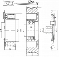 Муфта электромагнитная компрессора кондиционера для автомобилей Volvo FH (93-)