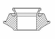 Опора амортизатора для автомобилей Daewoo Damas (91-) (передняя)