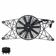 Электровентилятор кондиционера для автомобилей ГАЗель Next (21-)/ГАЗель NN (21-) (с кожухом)