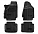 Ковры для ВАЗ Нива (3 дв.) (Lada 4x4), 4 шт., выс. борт, 3D с подпятником, ТЭП, черн. airline ACM-PS-14 