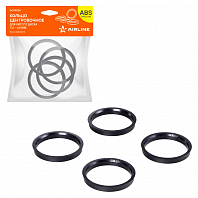 Кольцо центровочное для литого диска 73.1-64.1мм, комплект 4 шт., пластик