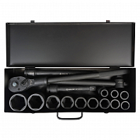 Набор головок ударных 3/4" 56мм 16 пр. (17-50мм) мет. кейс.