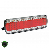 Фонарь задний для автомобилей КАМАЗ 5490 правый, байонетный разъём, указатель поворота сверху (светодиодный)