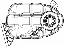 Бачок расширительный охлаждающей жидкости для а/м BMW 3 (F30) (11-)/4 (F32) (13-) 2.0D/3.0i