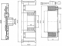 Муфта электромагнитная компрессора кондиционера для автомобилей Scania 5 (P,G,R-series) (04-)