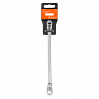 Ключ накидной с изгибом 10х11мм пласт. подвес