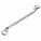 Ключ накидной с изгибом 25х28мм пласт. подвес airline ATAH011 