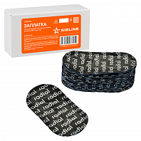 Заплата (латка) универсальная для шин и камер, овальная, 48*98 мм, 15 шт.