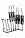 Стенд вертикального хранения глушителей (8 мест) trialli ETE 0009 