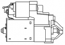 Стартер для автомобилей Renault Laguna II (01-) 1.8i/Scenic I (96-) 2.0i 0,9кВт