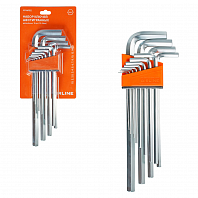 Набор ключей шестигранных удлинённых 12 пр. (1.5-14мм) пласт.подвес